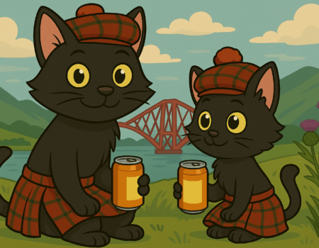 From IRN-BRU to AI Ads – Advertising Trends Weekly ODC and Lanson enjoying a can of IRN-BRU, made in Scotland from Girders!