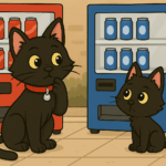 ODC and Lanson at a vending machine to indicate how competition increases sales