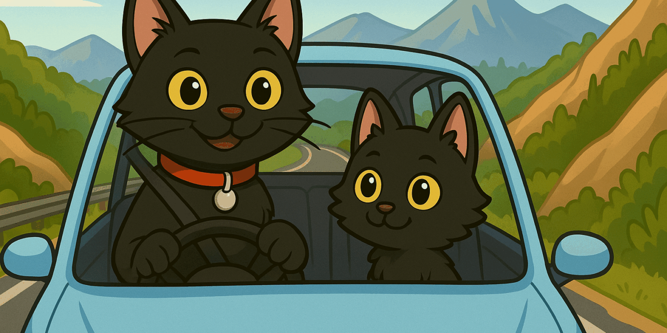 ODC and Lanson on a Road Trip