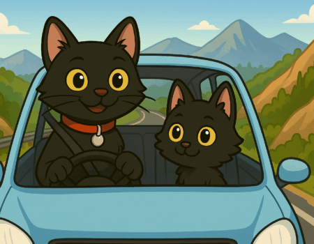 ODC and Lanson on a Road Trip
