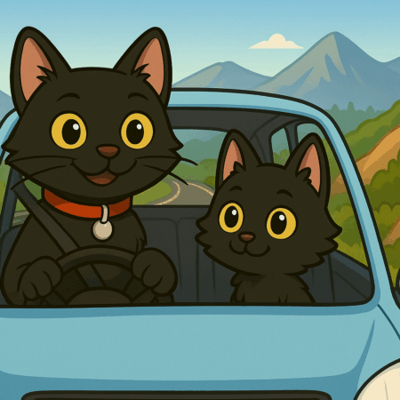 ODC and Lanson on a Road Trip
