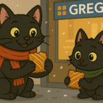 ODC and Lanson go to Greggs for a Vegan Slice