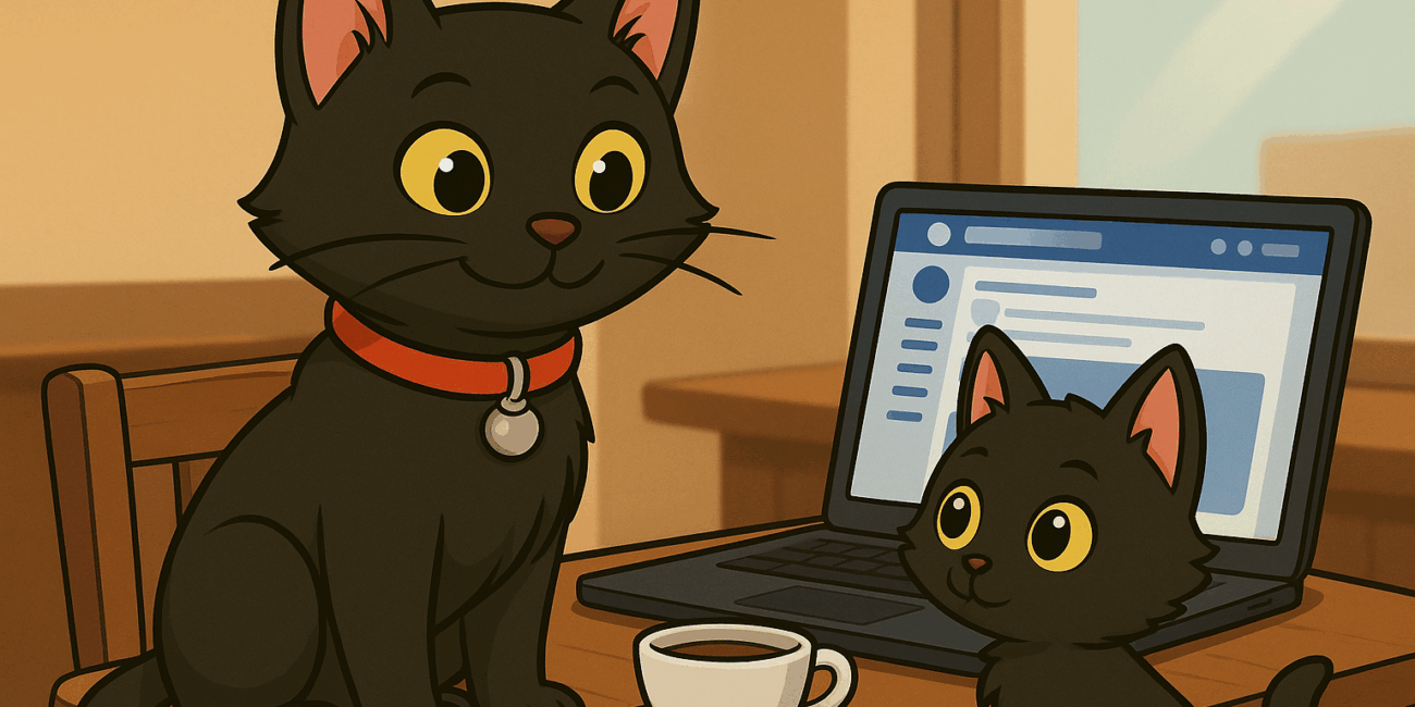 ODC and Lanson Share a coffee whilst discussing Facebook organic reach