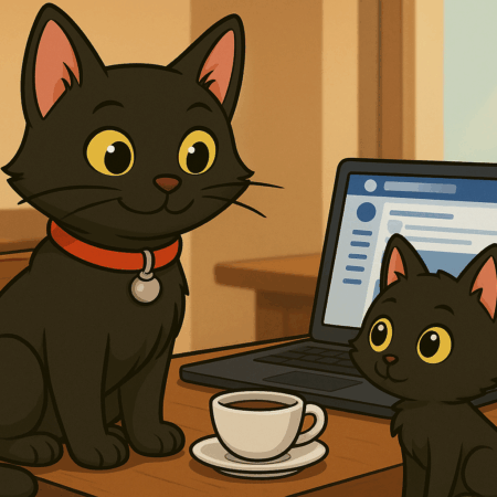 ODC and Lanson Share a coffee whilst discussing Facebook organic reach