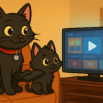 ODC and Lanson watching streaming TV