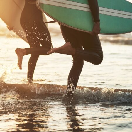 We find freedom in the raging waters.