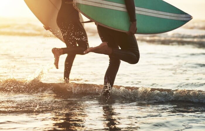 We find freedom in the raging waters.